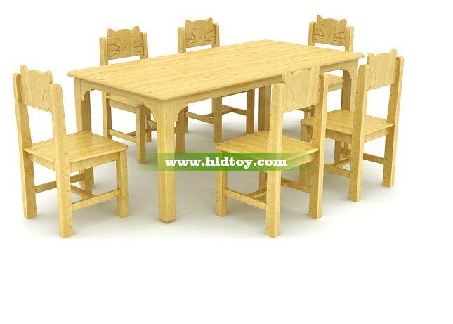 幼儿园六人桌椅HG-3903