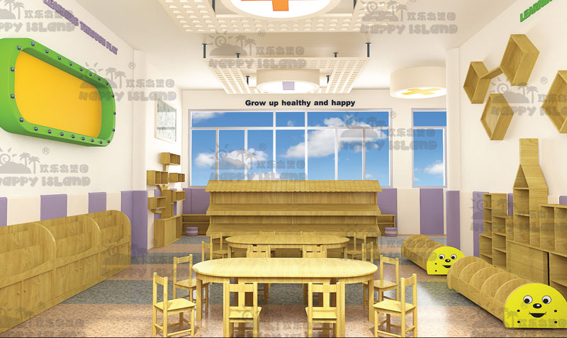 桂林市建军幼儿园阅读室效果图