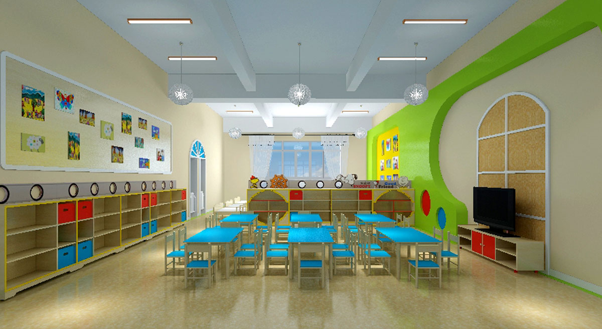 1500㎡现代风幼儿园设计，将自由还给孩子